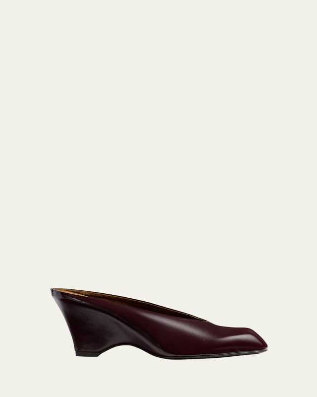 Colt Leather Wedge Mules